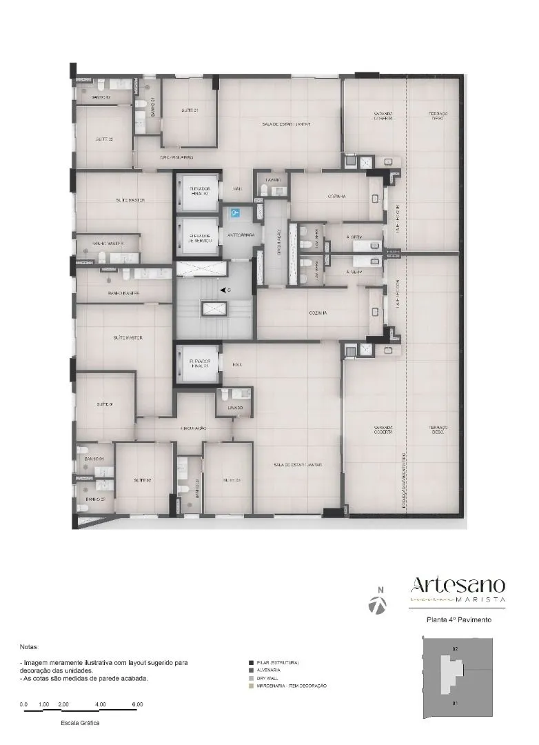 Apartamento com 3 Quartos à Venda, 153 M² por R$ 1.550.000 - Setor Marista